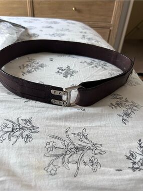 Dior- Dark Brown Leather Belt 100
